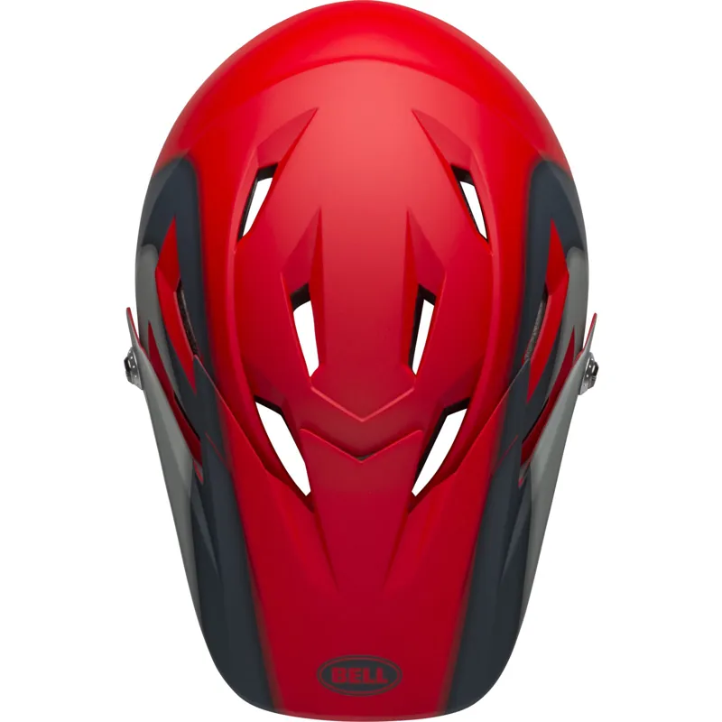 Bell Sanction MTB Full Face Helmet Presences Matte Crimson/Slate/Grey-5